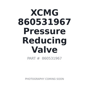 860531967 Pressure Reducing Valve by XCMG | In Stock BC