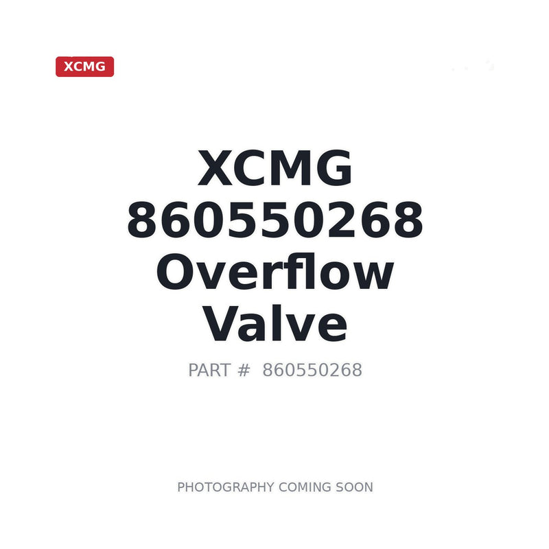XCMG 860550268 Overflow Valve XF-B6 for XE27U mini excavator