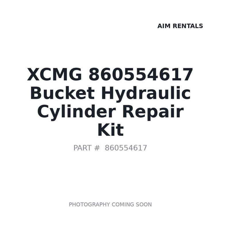 XCMG 860554617 Bucket Cylinder Repair Kit seal kit for XE27U excavator