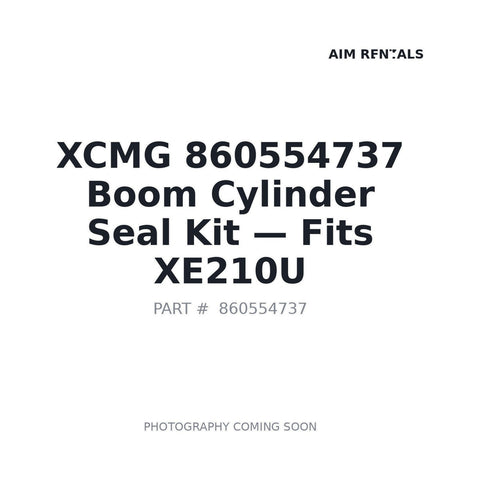 XCMG 860554737 Hydraulic Seal Set for XE210U excavator