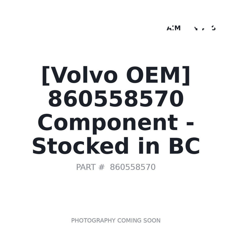 XCMG 860558570 OEM general part for XE27U excavator stocked BC