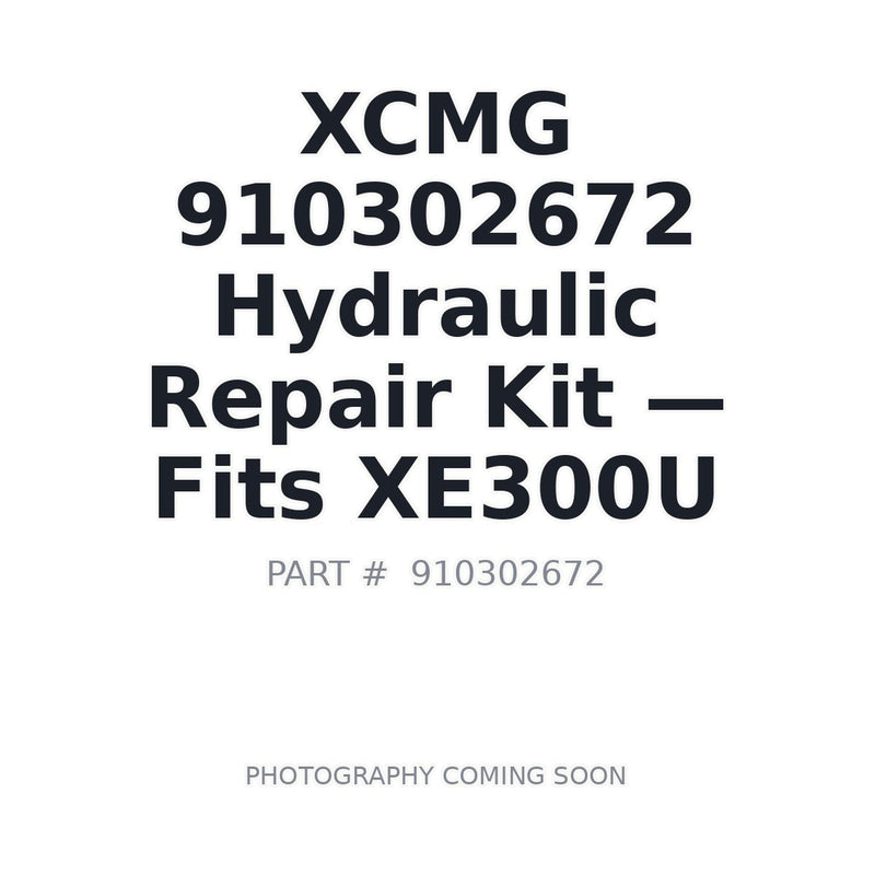 910302672 XCMG Hydraulic Repair Kits