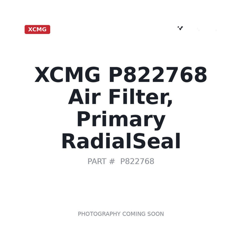 Donaldson P822768 primary RadialSeal air filter XCMG XE60 Volvo CE