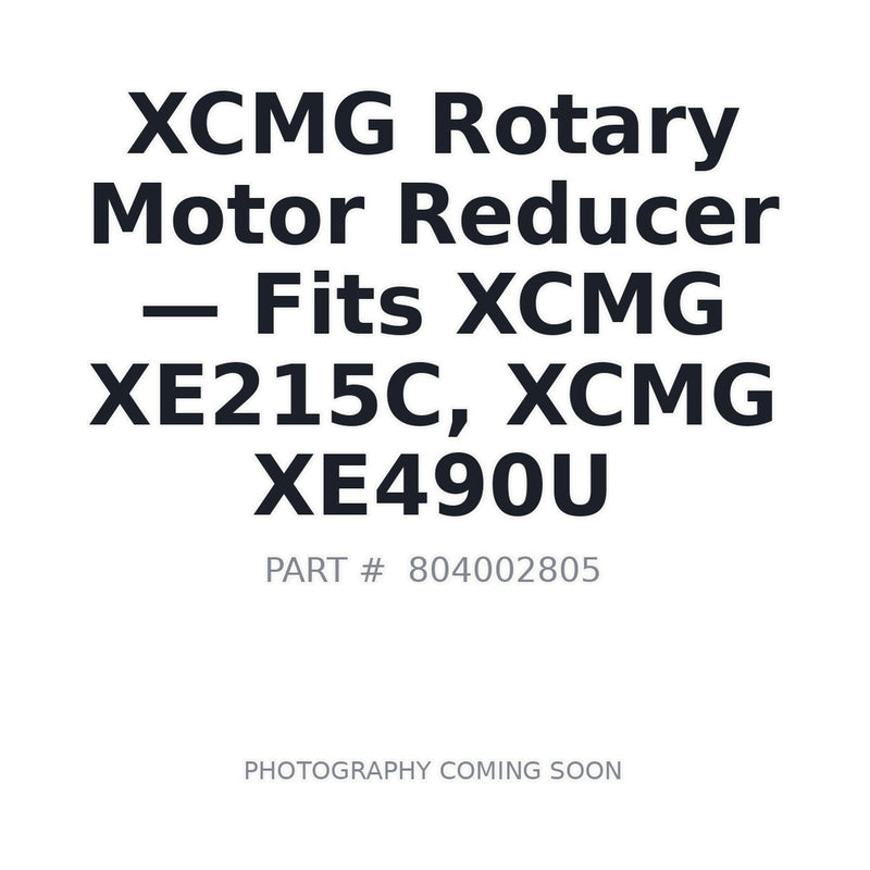 XCMG 804002805 Rotary Motor Reducer fits XE215C XE490U